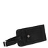 Matte leather luggage tag